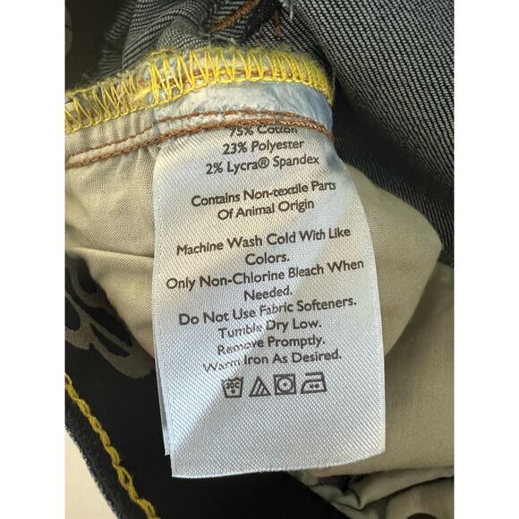 NWT Eddie Bauer Men's Voyager Flex 2.0 Dark Blue Jeans Slim Straight Fit 33x30 - Picture 13 of 14